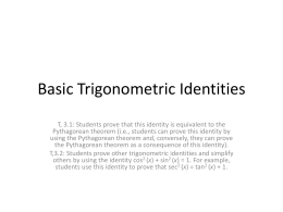 PC 02-13t15 Basic Trigonometric Identities