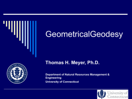 An Introduction to Geodetic Datums
