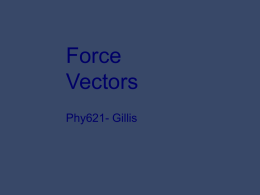 Force Vectors 1