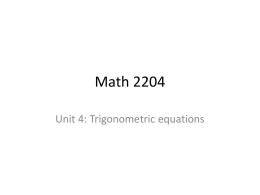 Math 2204