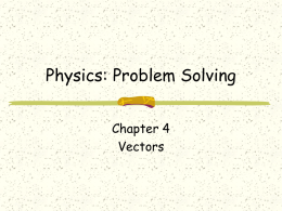 Physics—Problem Solving