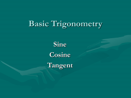 Basic Trigonometry