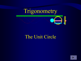 Trigonometry - TeachNet Ireland