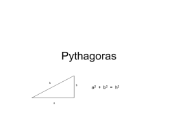 Pythagoras and Trig