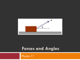 Forces and Angles - HRSBSTAFF Home Page