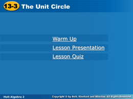 unit circle - Militant Grammarian