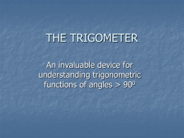 1 - THE TRIGOMETER