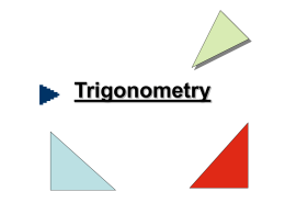 Trigonometry - tandrageemaths