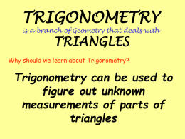 Trigonometry