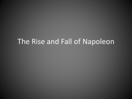 The Rise of Napoleon