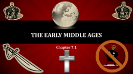 Chapter 7.1 Early Middle Agesx