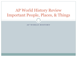 WHAP People Place Thing Review
