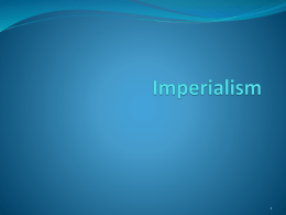 Imperialism - Moore Public Schools