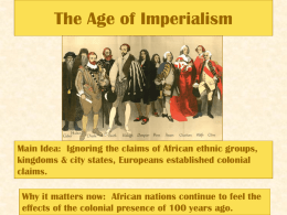 The Age of Imperialism - Murrieta Valley Unified School District