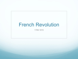 French Revolution - Auburn High School