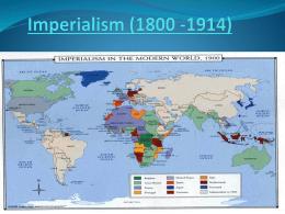 Chapter 21: The Height of Imperialism (1800