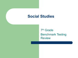 Social Studies - Buford Middle School