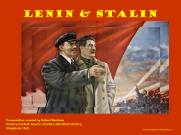 Lenin & Stalin