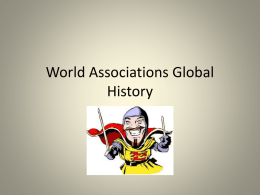 World Associations Global History