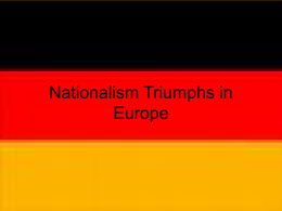 Nationalism Triumphs in Europe - Fabius
