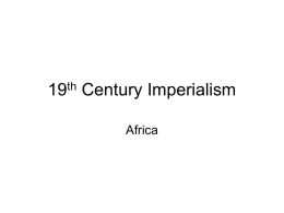 19th Century Imperialism