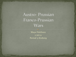 Austro- Prussian Franco
