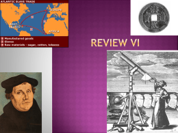 Review VI - AP World History