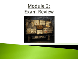 Module 2: Exam Remediation