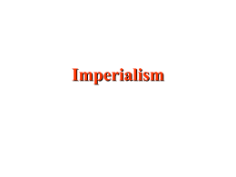 Imperialism - Taylor County Schools