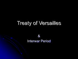 Treaty of Versailles