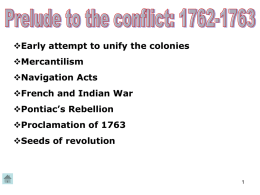 Causes of American Revolution