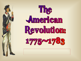 ch 8 american revolution
