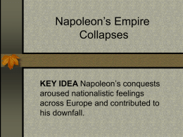 Napoleon`s Empire Collapses