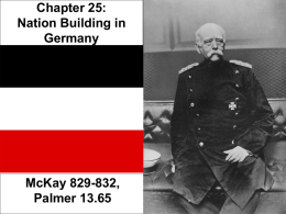 Bismarck: The Founding of A German Empire
