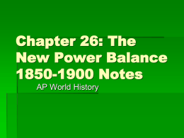 PPT 26 The New Power Balance