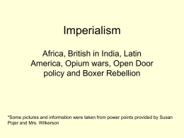 Imperialism power point