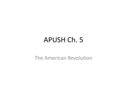 APUSH Ch. 5