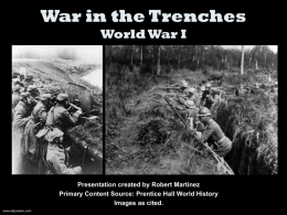 War in the Trenches (WW1)