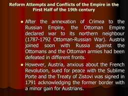 IX. Reform Attempts in the Empire