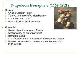 Napoleon Bonaparte (1769-1821) - APEH