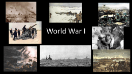 World War I - HRSBSTAFF Home Page