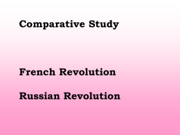 Comparative Revolutions