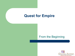 Quest For Empire - Teaching American History