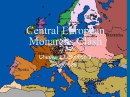 Central European Monarchs Clash - mrs-saucedo