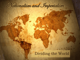 Nationalism and Imperialism PPT