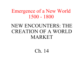 The Creation of a World Market - Leleua Loupe