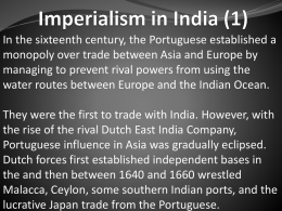 Imperialism in India - matthewmclean