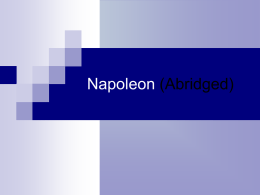 Napoleon (Abridged) - sandestrange