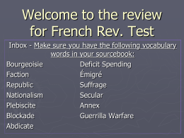Review: French Revolution
