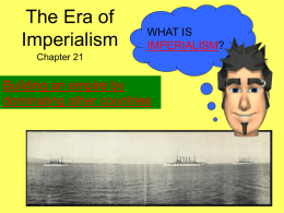 The Era of Imperiali..